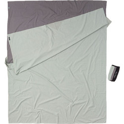 Σεντόνι υπνόσακου Travelsheet Double-size 220x180 Cocoon Γκρι