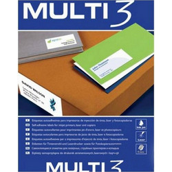 Αυτοκόλλητες Ετικέτες Multi3 Inkjet, Copy, Laser 70x25,4mm 100 φύλλα