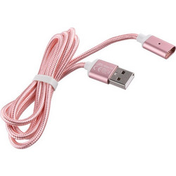 Volte-Tel Usb Φορτισησ-Data Magnetic Braided Vcd08 2.4a 1m Rose-Gold 8228308