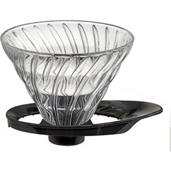 Hario Glass Coffee Dripper V60 02 | Black