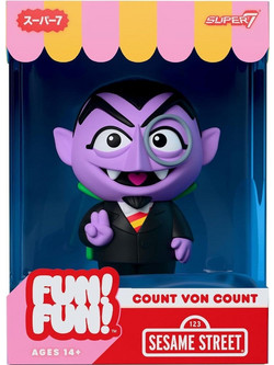 Super7 Sesame Street Fun! Fun! Wave 01 Count von Count 18cm