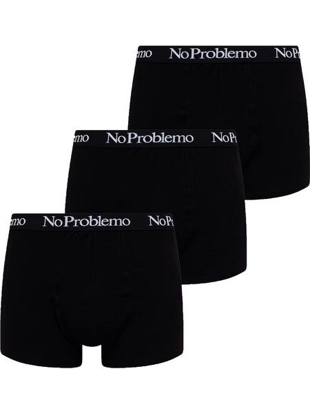 NO PROBLEMO No Problemo Boxer Briefs 3-Pack - Black