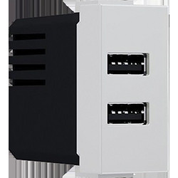 MODYS ΠΡΙΖΑ ΤΡΟΦΟΔΟΣΙΑΣ ΙΒΟΥΑΡ USB ΦΟΡΤΙΣΤΗΣ 2XUSB 5VDC 2X1.2A IP20 / 10101412823