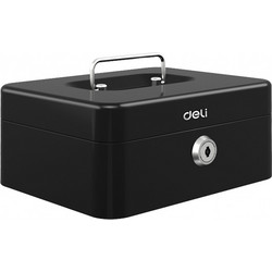 DELI PORTABLE MINI CASH BOX BLACK ET500