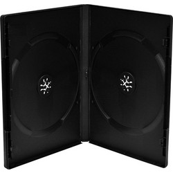 MediaRange DVD Case for 2 discs 14mm machine packing grade Black (BOX12-M)