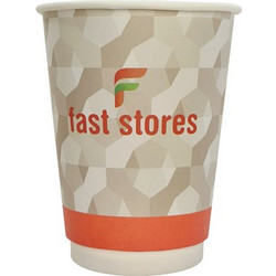 UNBRANDED FAST STORES χάρτινα ποτήρια καφέ, 16oz, χωρίς καπάκι, 20τμχ