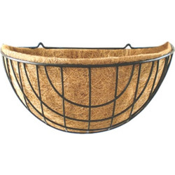 Κρεμαστό Κασπώ Φυτών από Κοκοφοίνικα 30.5x15cm Kmt Style 2904226
