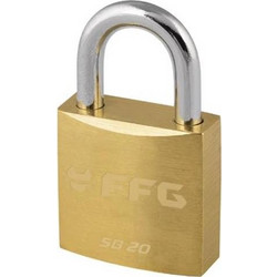 Πανομοιότυπα λουκέτα FFG SB20 Key Alike 60282 ορειχάλκινα Συσκευασία 2τεμ