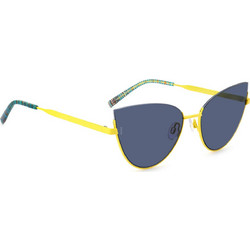 Missoni MMI0100/S 40G/KU Γυναικεία Γυαλιά Ηλίου Cat Eye Μεταλλικά Κίτρινα με Μαύρο Polarized Φακό