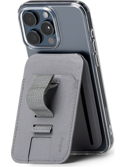 MagSafe Wallet 3in1 - Κάρτες , Βάση & Κράτημα RInge LIght Gray (CH813S01RS)