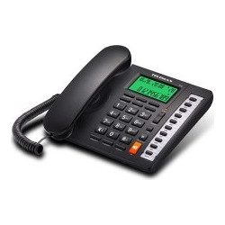 Telemax 1310 Ενσύρματο Τηλέφωνο με Ανοιχτή Ακρόαση Μαύρο