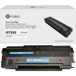 Toner G&G Γνήσιο GT202 Σελίδες:1600 Black για M2022, M2022W, P2022, P2022W