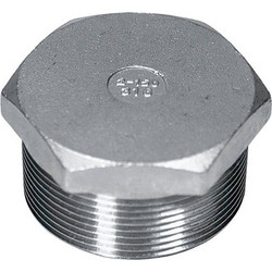 Inox Τάπα Αρσενική Εξάγωνη 3/8" 316