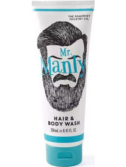 Somerset Toiletry Mr. Manly Body & Hair Wash for Men 250ml Ανδρικό Αφρόλουτρο & Σαμπουάν 2in1