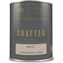 Μεταλλικό Χρώμα Νερού Γκρι - μπεζ Ματ /Entice CRAFTED Crown 125ml
