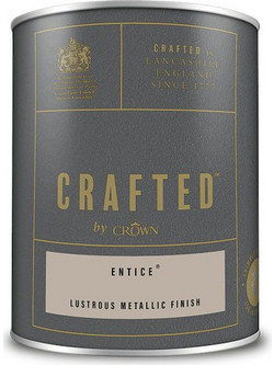 Μεταλλικό Χρώμα Νερού Γκρι - μπεζ Ματ /Entice CRAFTED Crown 125ml