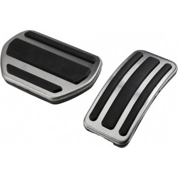 NTY NTY - Σετ Πεντάλ για Αυτόματο Κιβώτιο για Citroen C3 / C4 / DS3 / DS4 και Peugeot 207 / 208 / 301 / 307 / 308 / 2008 με αντιολισθητική επιφάνεια για σταθερό πάτημα - 1 Σετ (EZC-PE-111)