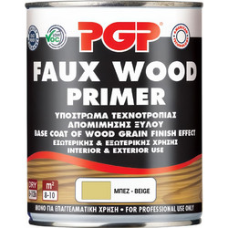 PGP Faux Wood Primer Αντισκωριακό Αστάρι Μπεζ 0.75lt