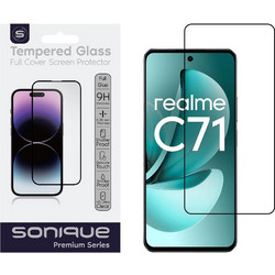 Hardy Glass Sonique Premium Series HD Full Cover 9H Realme C71 4G Μαύρο