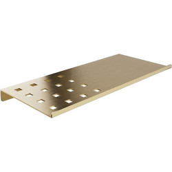 Ράφι / Σπογγοθήκη Μπάνιου - Brushed Gold, Pam & Co, W28 x D15 x H1 (cm) 3015-023