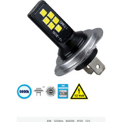 Globostar H7 LED 12V 8W 1τμχ