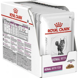 Royal Canin Veterinary Renal with Fish in Gravy 12x85gr