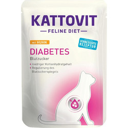Kattovit Adult Diabetes with Chicken 85gr