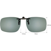 CENTROSTYLE Πρόσθετο Ηλίου C12734 G15 59 MINIMAL FLIP-UP για όλους τους σκελετούς - Polarized