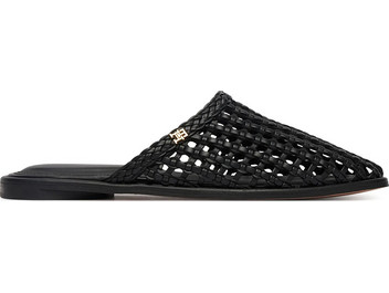 TOMMY HILFIGER HILFIGER LEATHER FLAT MULE FW0FW09280