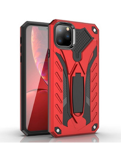 Forcell iPhone 11 Pro Max Shockproof Θήκη Σκληρή - Red