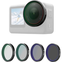 Telesin Σετ φίλτρων CPL/ND8/ND16/ND32 για Dji Osmo Action 6 (4 τεμάχια) - (S5-FLT-40)