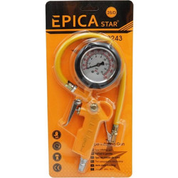 Πιστόλι μέτρησης πίεσης αέρα με μανόμετρο EPICA STAR EP-50243