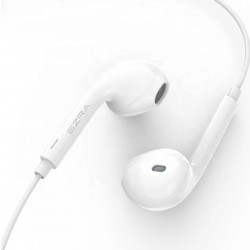 Ezra BW08 Ακουστικά Bluetooth Earbud Ανθεκτικά στο Νερό White