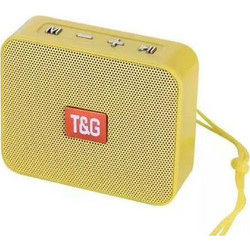 T&G TG-166 Ηχείο Bluetooth 5W Κίτρινο