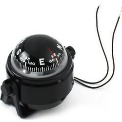 Πυξίδα με Κόκκινο Φωτισμό 12v OEM LC550 Μαύρο