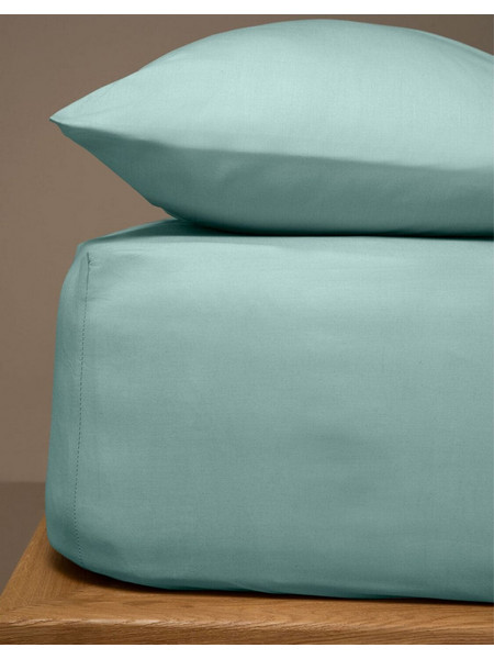 Sunshine Home Σεντόνι Yπέρδιπλο με Λάστιχο 180x200+20 Menta 27 Aqua