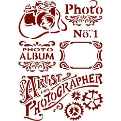 Stamperia Στένσιλ Photo 21x29.7cm KSG394