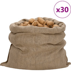 vidaXL Σακιά Γιούτας 30 Τεμ. 100 x 110 εκ. από Γιούτα 340 gsm