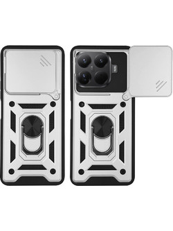 Sonique Ring Armor CamPro Θήκη για Xiaomi 15T Pro Silver