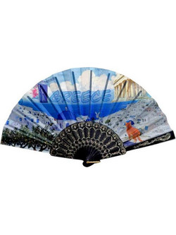 Βεντάλια χειρός Souvenir - Σετ 12 τεμάχια - Greece - 216457