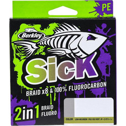 Berkley Sick Braid + Fluoro (Two in One) Νήμα: 0.08mm - 6.0kg - 150m / FC: 0.25mm - 4.9kg - 50m