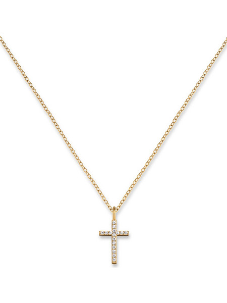 Engelsrufer ERN-LILCROSS-ZI-G Cross Ladies Necklace 38mm, adjustable