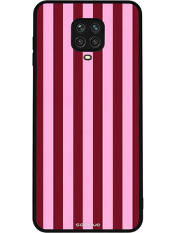 Sonique Stripe Stories Series Θήκη Pink / Red (Xiaomi Redmi Note 9S / 9 Pro)
