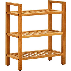 vidaXL Παπουτσοθήκη Ξύλινη Καφέ Μ50xΠ27xΥ60cm 331745