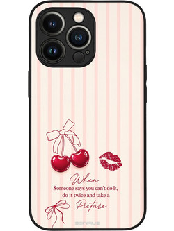 Sonique Stripe Stories Series Θήκη με Σχέδιο «Do It Twice» (iPhone 13 Pro)