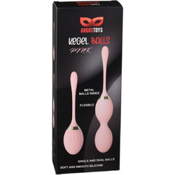 Argus Toys Kegel Σετ Κολπικές Μπάλες Ροζ 2τμχ