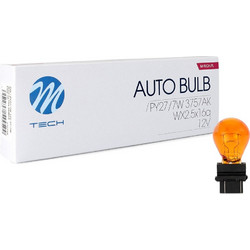 PY27/7W 12V WX2,5x16q ΠΟΡΤΟΚΑΛΙ ΑΛΟΓΟΝΟΥ ΚΟΥΤΙ M-TECH -10 ΤΕΜ