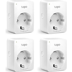 TP-LINK smart αντάπτορας ρεύματος TAPO-P100, Wi-Fi, ΒΤ, 4τμχ, Ver. 1.0