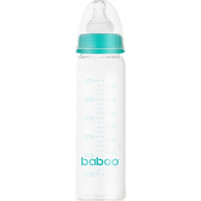 Baboo Anti-Colic Glass Bottle γυάλινο μπιμπερό κατά των κολικών 3m+ 240 ml