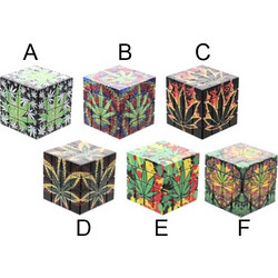 ATOMIC CUBE LEAF 58mm 4 Parts 0212560 Grinder Τρίφτης Καπνού